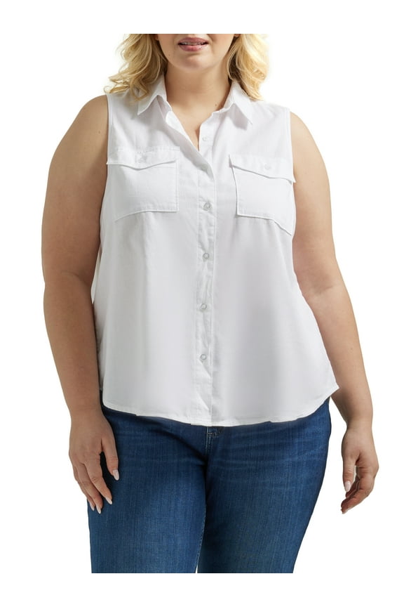 ® Women's Plus All Purpose Sleeveless Shirt