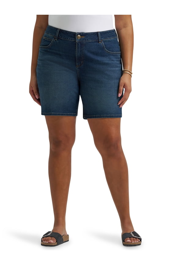 ® Women's Plus Mid Rise Bermuda Short, Sizes 16W-26W