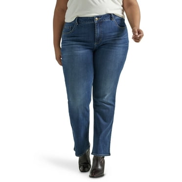 Lee Women's Plus Bootcut Jean, Available in Regular, Long, Short Inseams