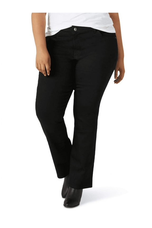 Women's Plus Bootcut Jean, Available in Regular, Long, Short Inseams