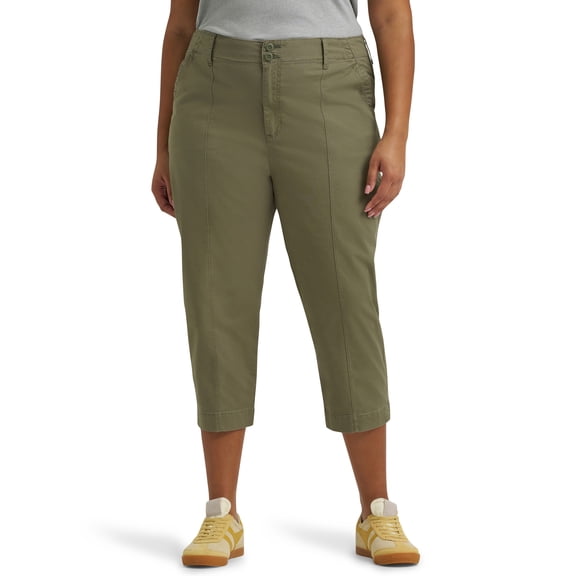Lee® Women's Plus Mid Rise Capri, Sizes 16W-26W