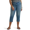 thumbnail image 1 of Lee® Women's Plus Mid Rise Capri, Sizes 16W-26W, 1 of 7