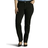 Lee Women's Plus Flex Motion Straight Leg Jean - Walmart.com