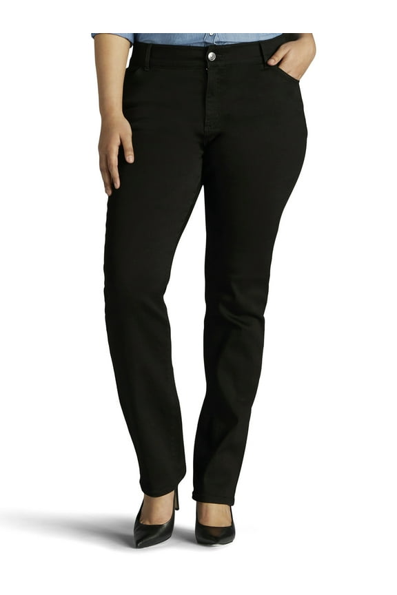Women's Plus Flex Motion Straight Leg Jean, Available in Regular, Long, Short Inseams