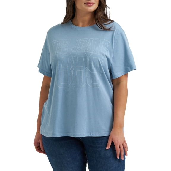 Lee® Women's Plus Short Sleeve Graphic Logo Lifestyle Tee, Sizes 0X-4X