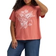 thumbnail image 1 of Lee® Women's Plus Short Sleeve Graphic Logo Lifestyle Tee, Sizes 0X-4X, 1 of 6