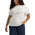 thumbnail image 1 of Lee® Women's Plus Short Sleeve Graphic Logo Lifestyle Tee, Sizes 0X-4X, 1 of 6