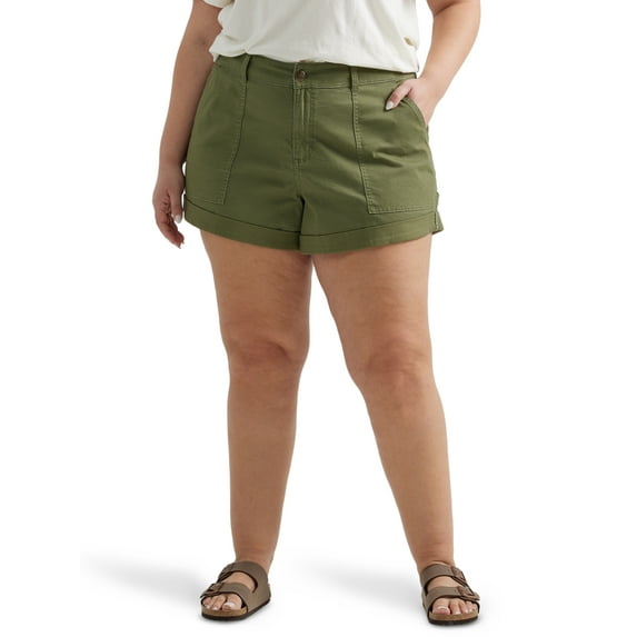 Lee® Women's Plus Heritage Mid Rise Carpenter Short