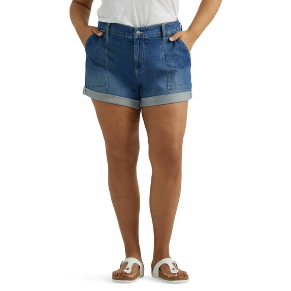 Lee® Women's Plus Heritage Mid Rise Carpenter Short