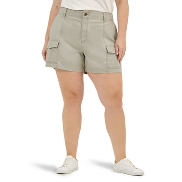 Lee® Women's Plus Heritage High Rise Cargo Short (SIZES 16W-26W)