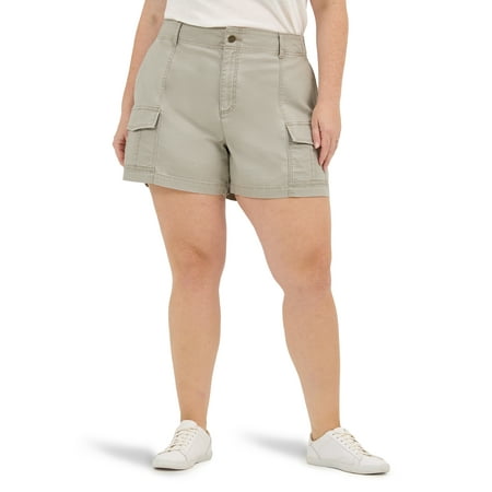Lee® Women's Plus Heritage High Rise Cargo Short (SIZES 16W-26W) price history and forecast - Lee 112366502