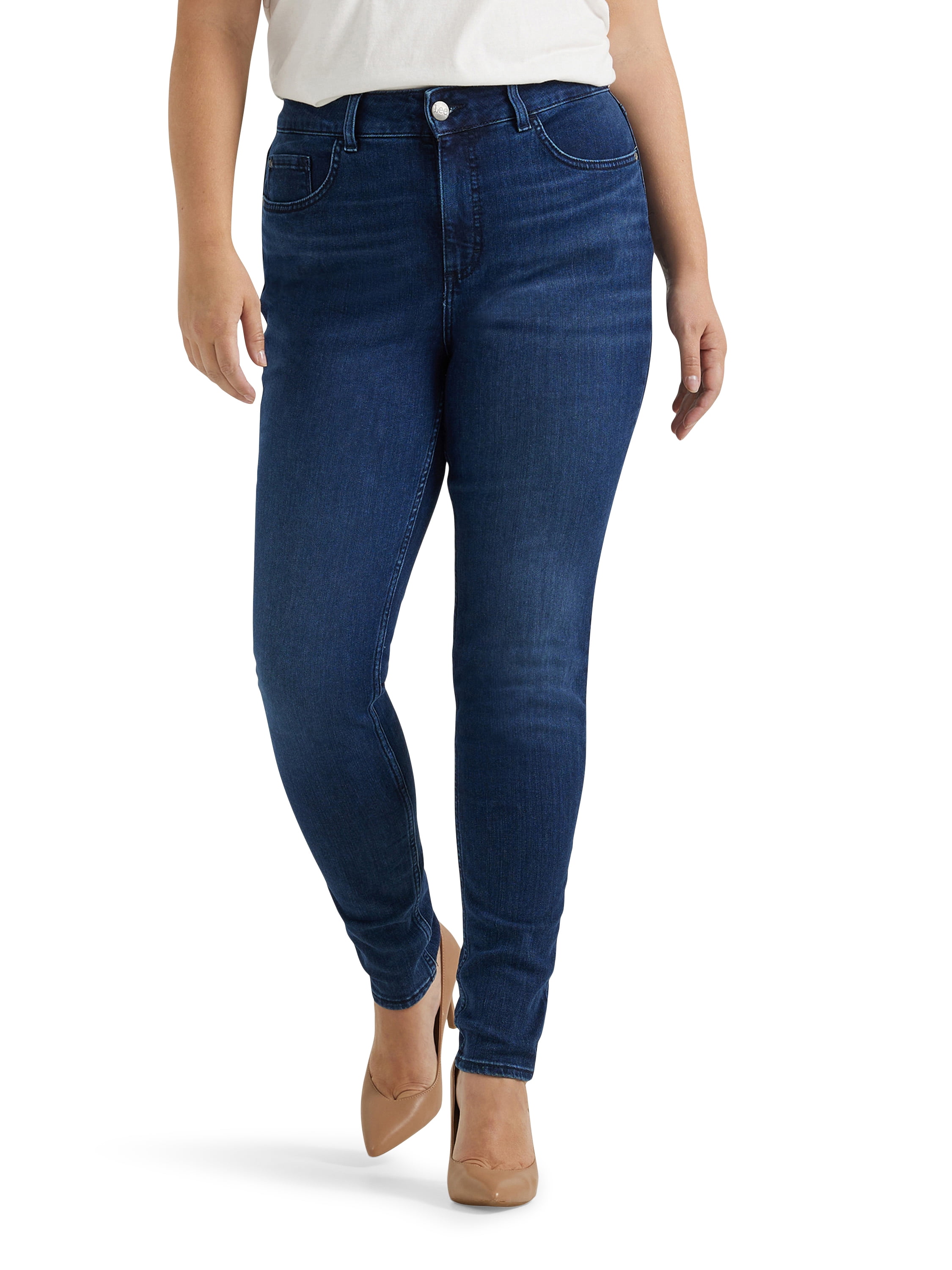 Lee® Women's Plus High Rise Skinny Jean, Sizes 16-26