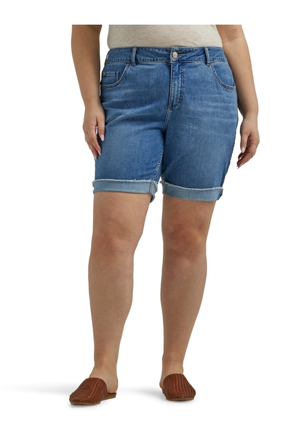 ® Women's Plus Mid Rise Bermuda Short