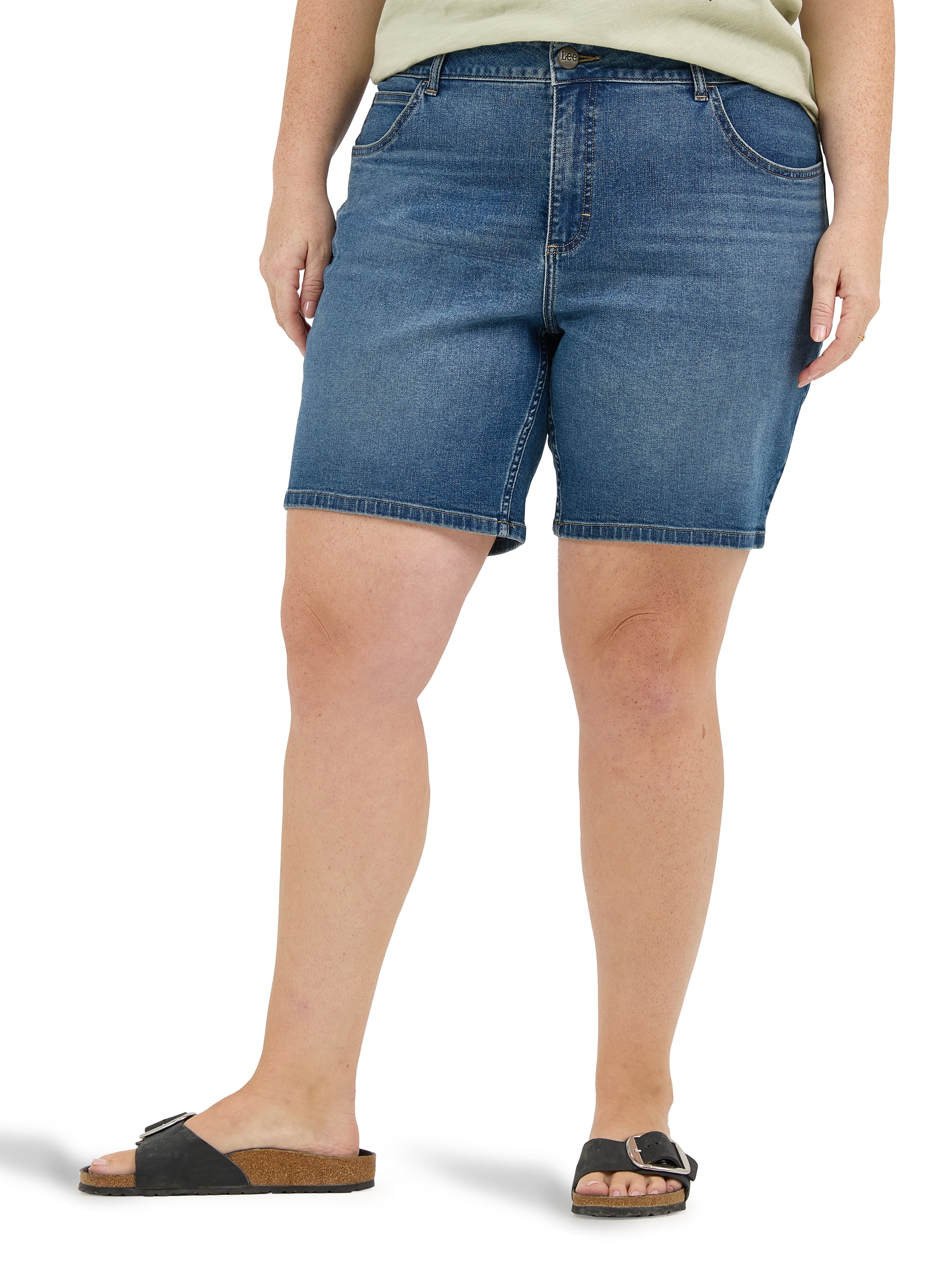 MAREN MID RISE BERMUDA SHORTS main image 1