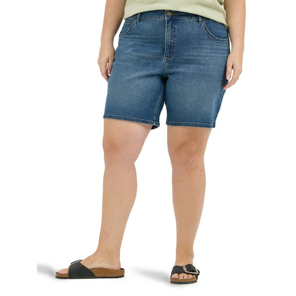 Lee® Women's Plus Mid Rise Bermuda Short
