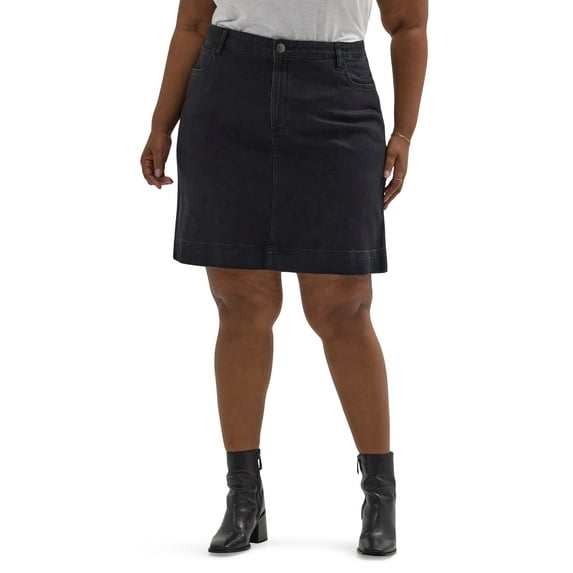 Lee® Women's Plus Mid Rise Heritage Skirt
