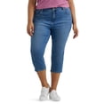 thumbnail image 1 of Lee Women's Plus Midrise Capri, 1 of 10