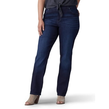 Lee Women's Midrise Straight Leg Jean - Walmart.com