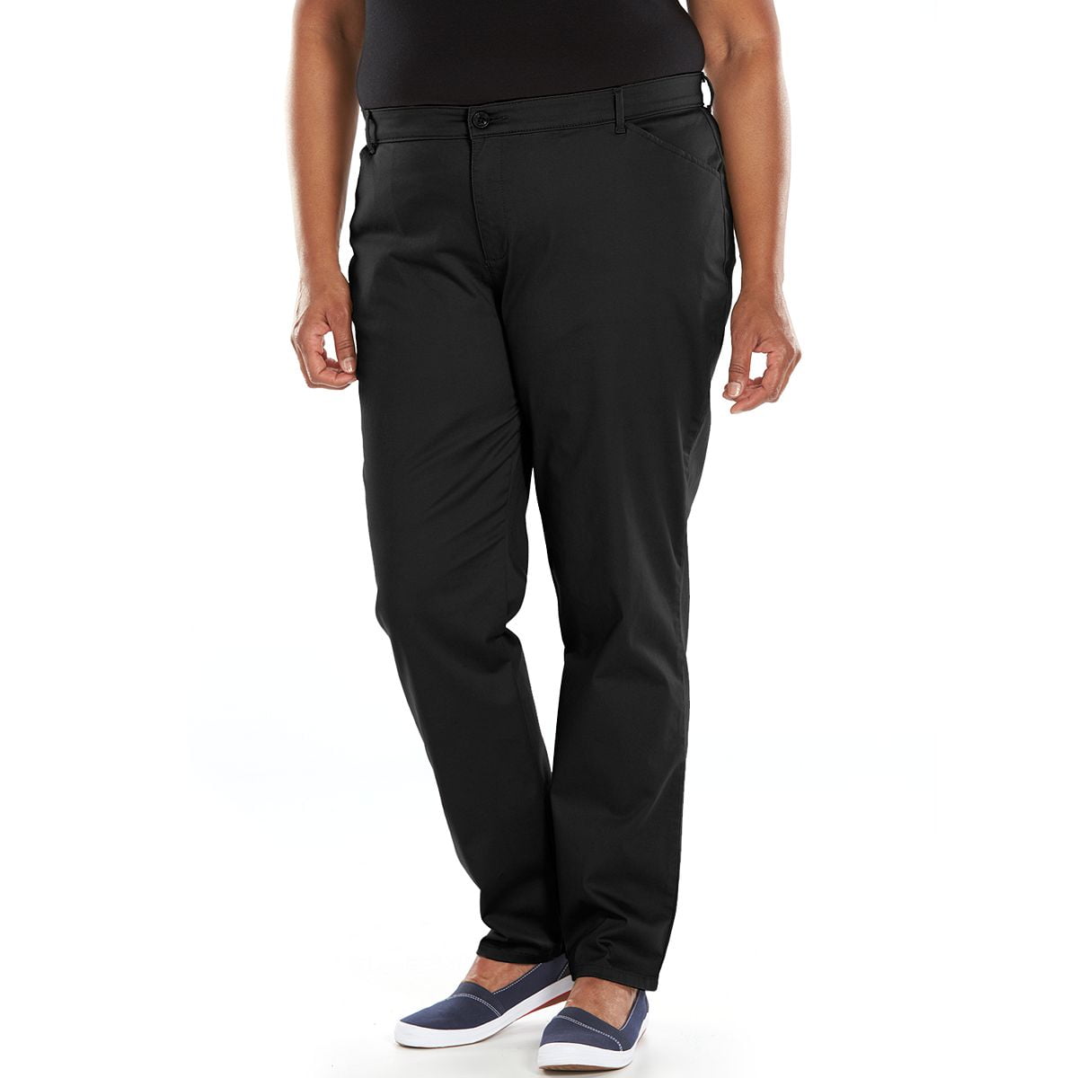 Lee Women's Plus Relaxed Fit Straight Leg Pants