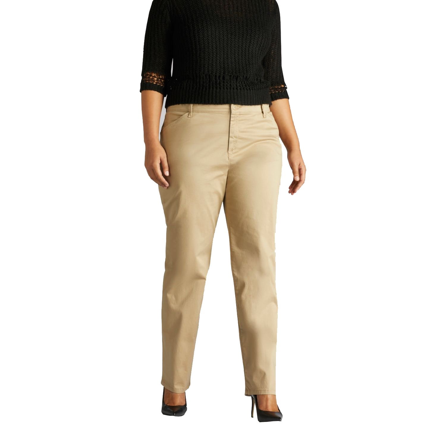 Lee Women's Plus Relaxed Fit Straight Leg Pants