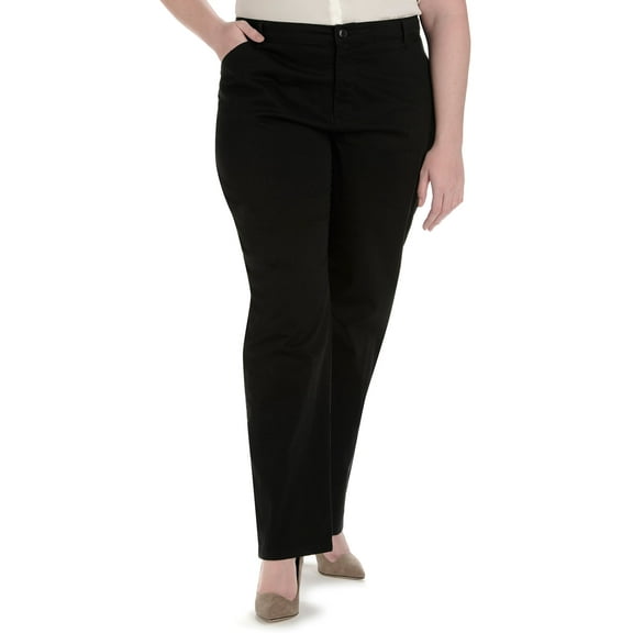 Lee Women's Plus Relaxed Fit Straight Leg Pants