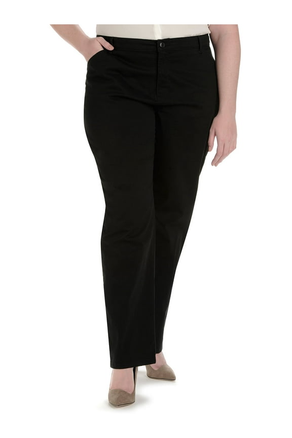 Women's Plus Relaxed Fit Straight Leg Pants