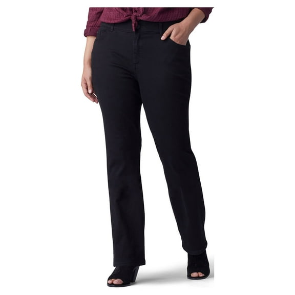 Lee Women's Plus Size Flexible Motion Elastic Waistband Bootcut Jean