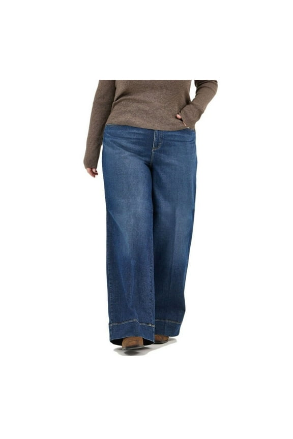 Women's Plus Size Legendary High Rise Trouser Jean Denim Inner Strength New