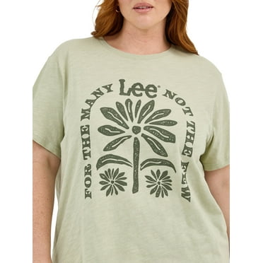 Lee Women's Plus Size Logo Tee