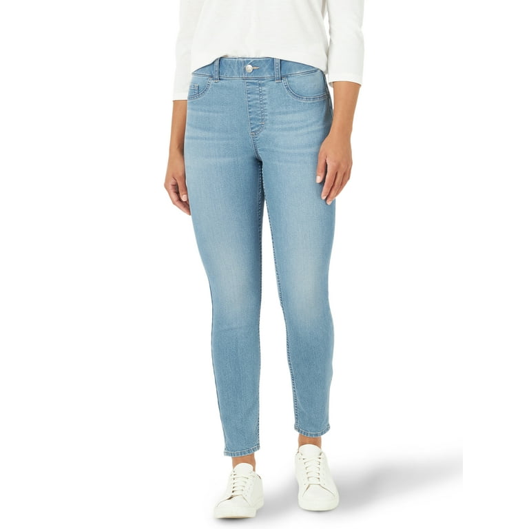 Lee Women's Plus Size Mid Rise Pull On Jegging with Stretch Fabric - Walmart .com