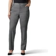 thumbnail image 1 of Lee Women's Plus Size Relaxed Fit All Day Straight Leg Pant 26 Plus Black/White Rockhill Plaid, 1 of 4