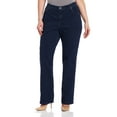 thumbnail image 1 of Lee Women's Plus-Size Relaxed Fit Straight Leg Jean, Premium Dark, 16W Medium, 1 of 2
