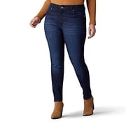 Lee Women's Plus Size Sculpting Slim Fit Skinny Leg Jean, Nightingale, 24 Medium
