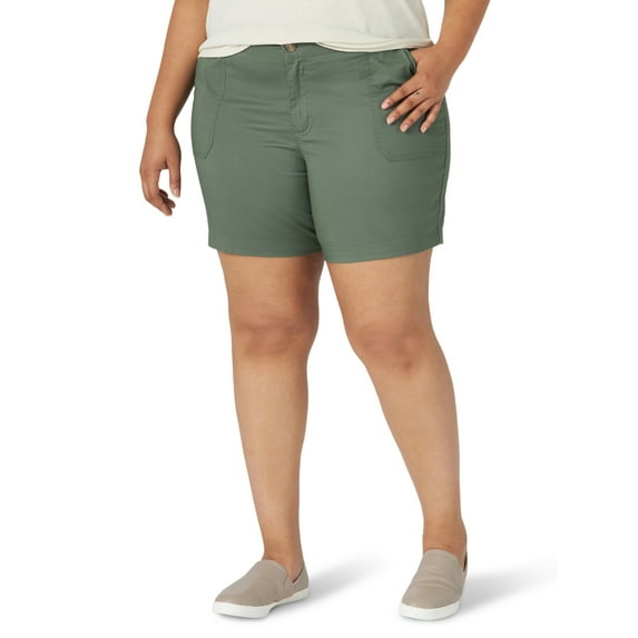 Lee Women's Plus Size Utility Short