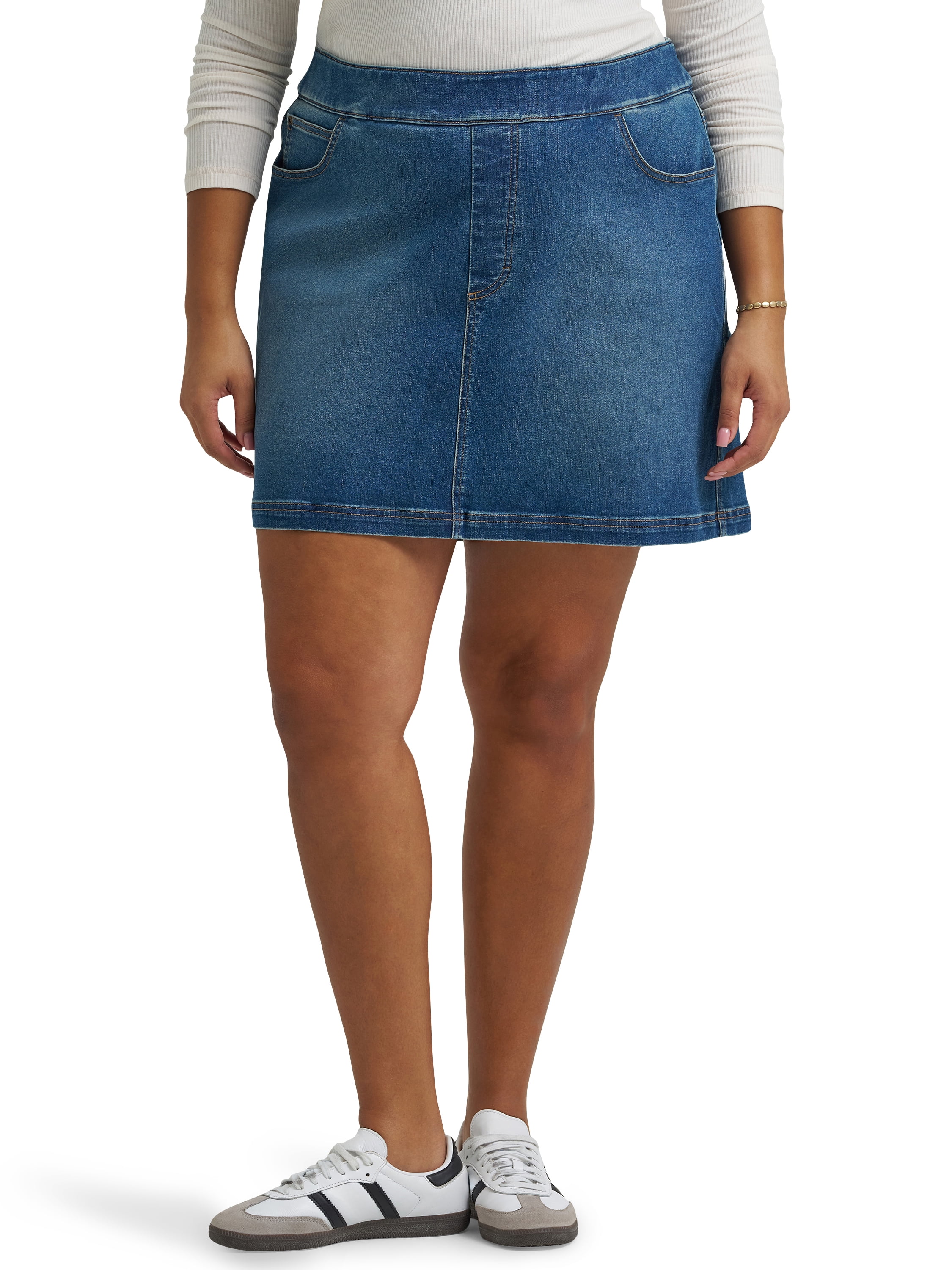 Lee® Womens Plus Pull-On Skort, Sizes 0X-4X