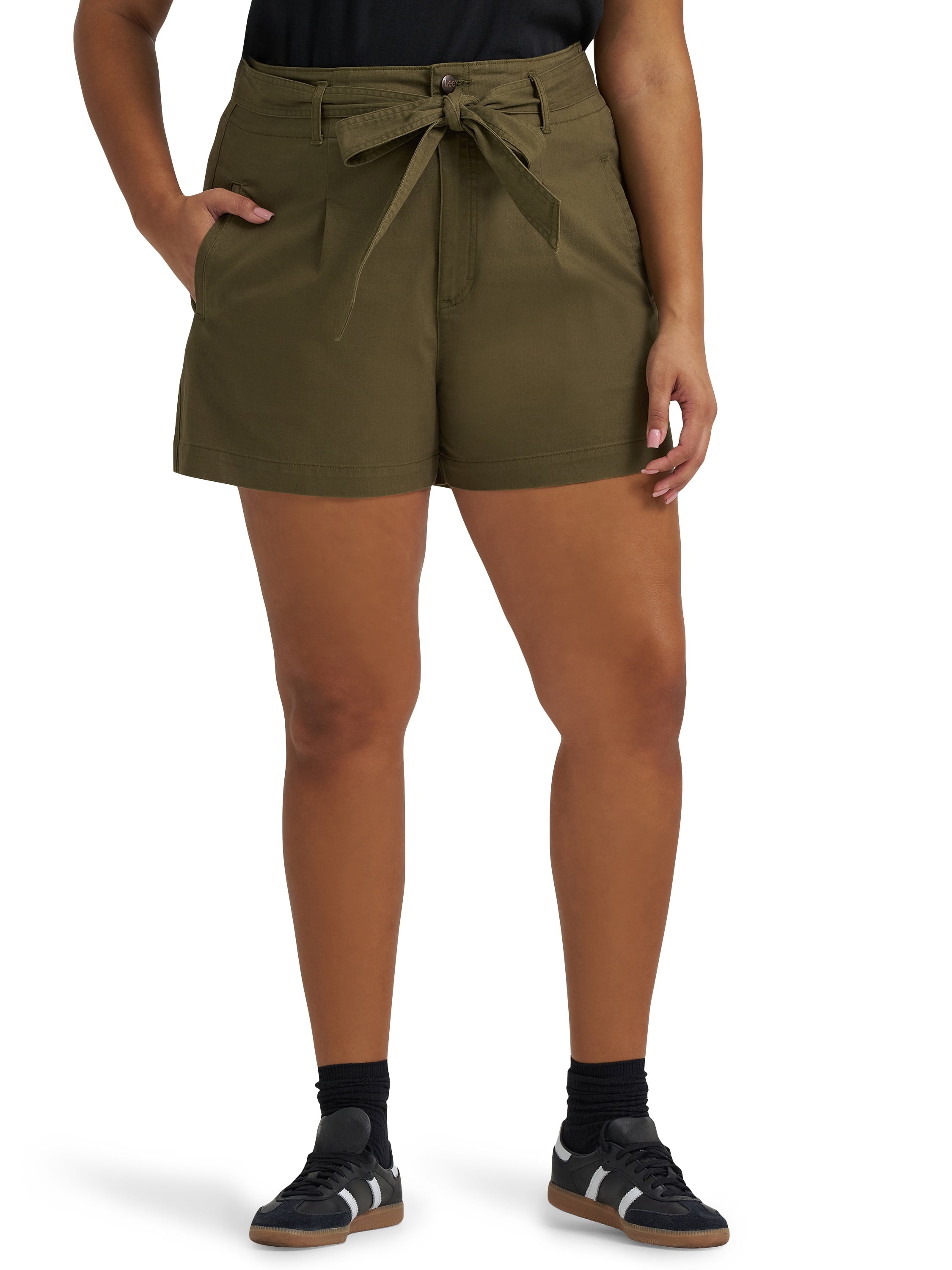 Lee® Women's Plus Heritage Bow Tie Short, Sizes 16W-26W