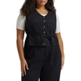 thumbnail image 1 of Lee® Women's Plus Heritage Sleeveless Tie Vest, Sizes 0X-4X, 1 of 7