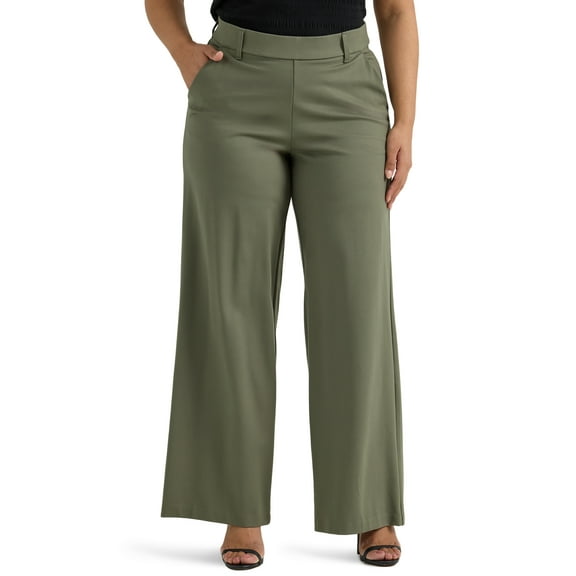 Lee® Women's Plus Ultra Lux Comfort Anywear Wide Leg Pant