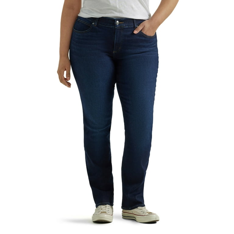 Lee® Women's Plus Ultra Lux Comfort with Flex Motion Straight Leg Jean