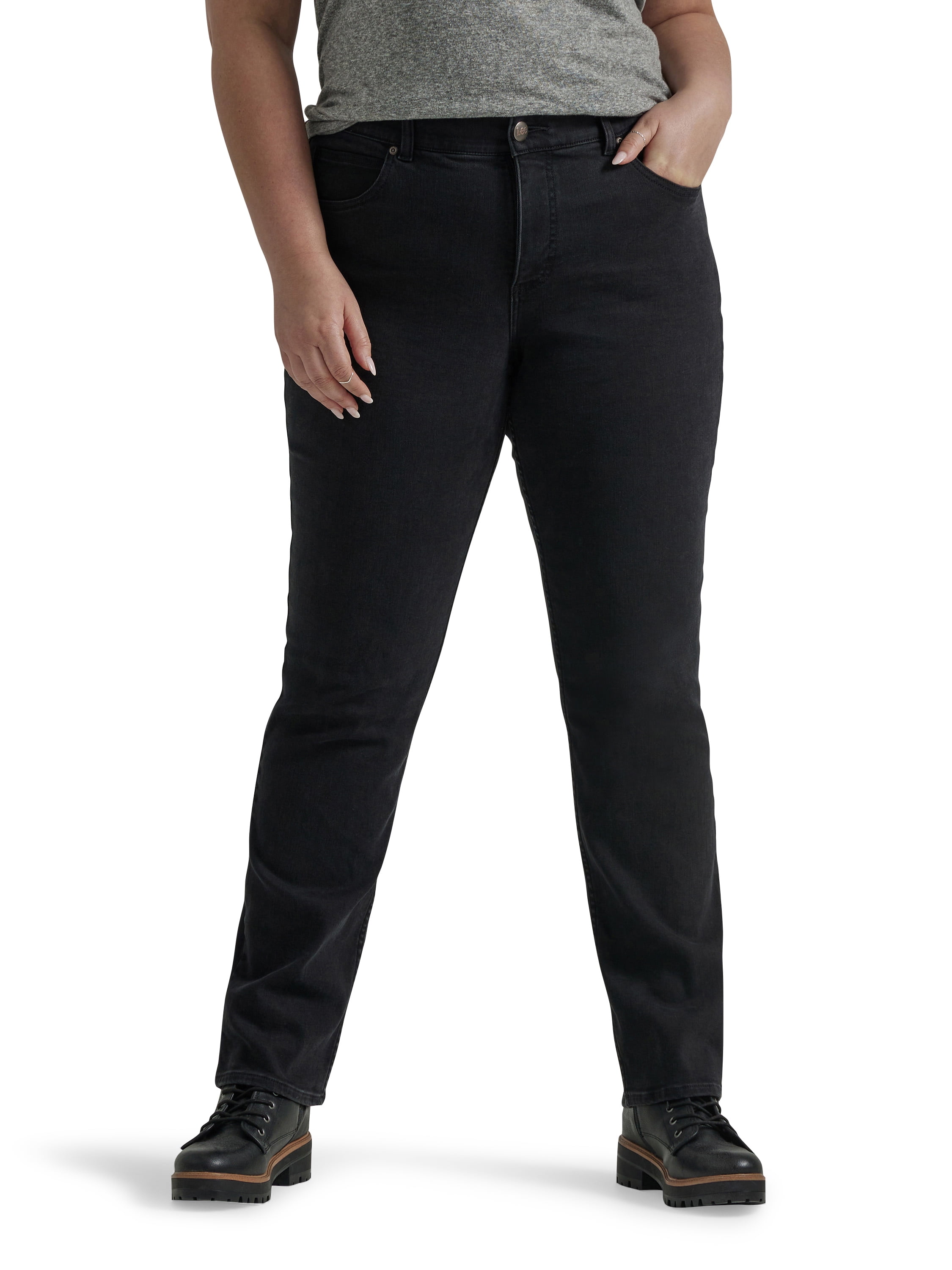 Lee® Women's Plus Ultra Lux Comfort with Flex Motion Straight Leg Jean