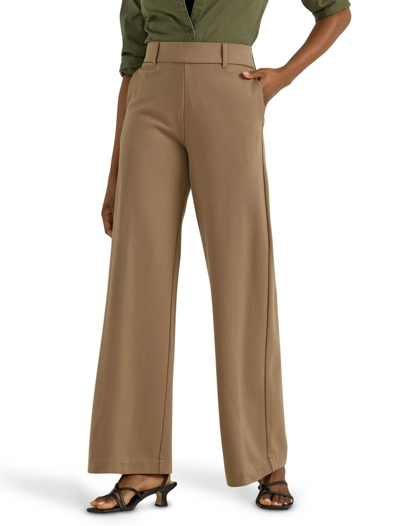 Lee® Women's Pull-On Comfort Waist A-Line Knit Pant - Walmart.com