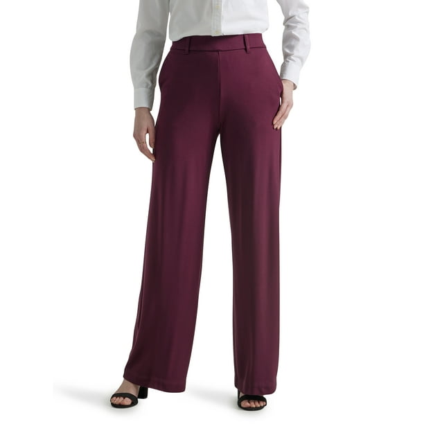 Lee® Women's Pull-On Comfort Waist A-Line Knit Pant - Walmart.com