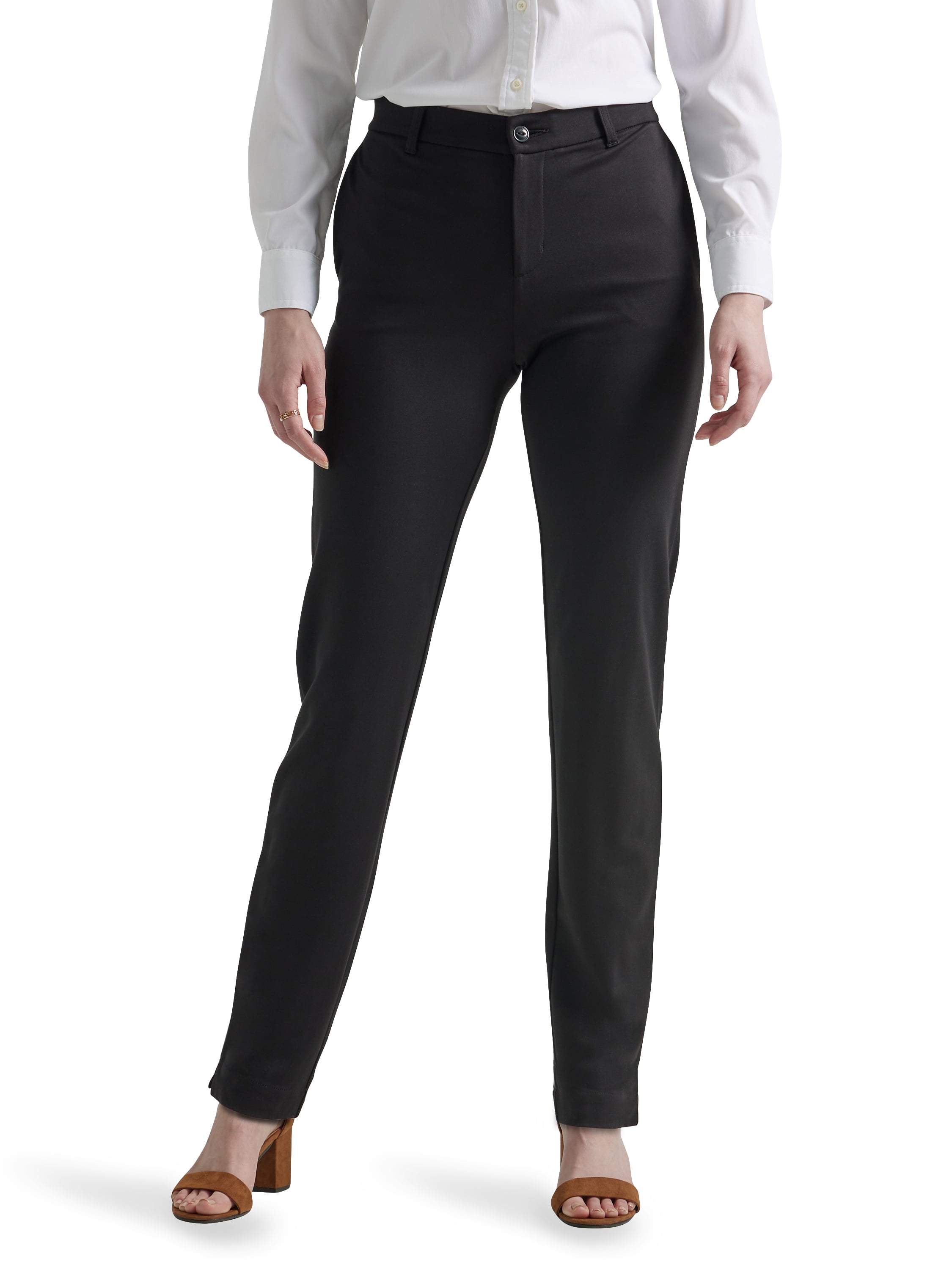 Women's lee comfort stretch waistband pants sales