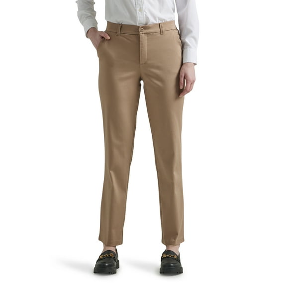 Lee® Women's Regular Fit Comfort Waist Straight Woven Pant