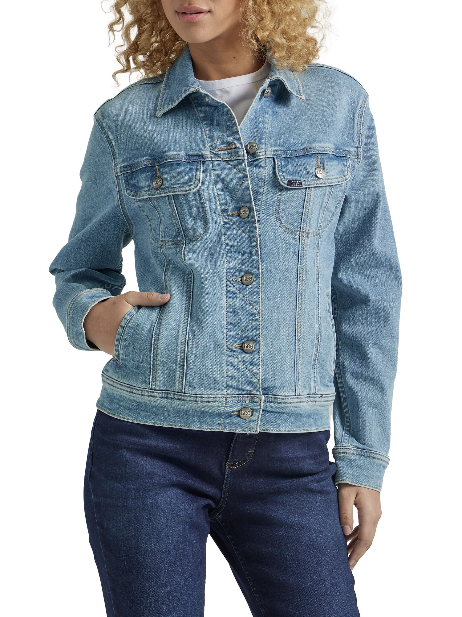 Lee® Women's Regular Fit Legendary Denim Jacket - Walmart.com