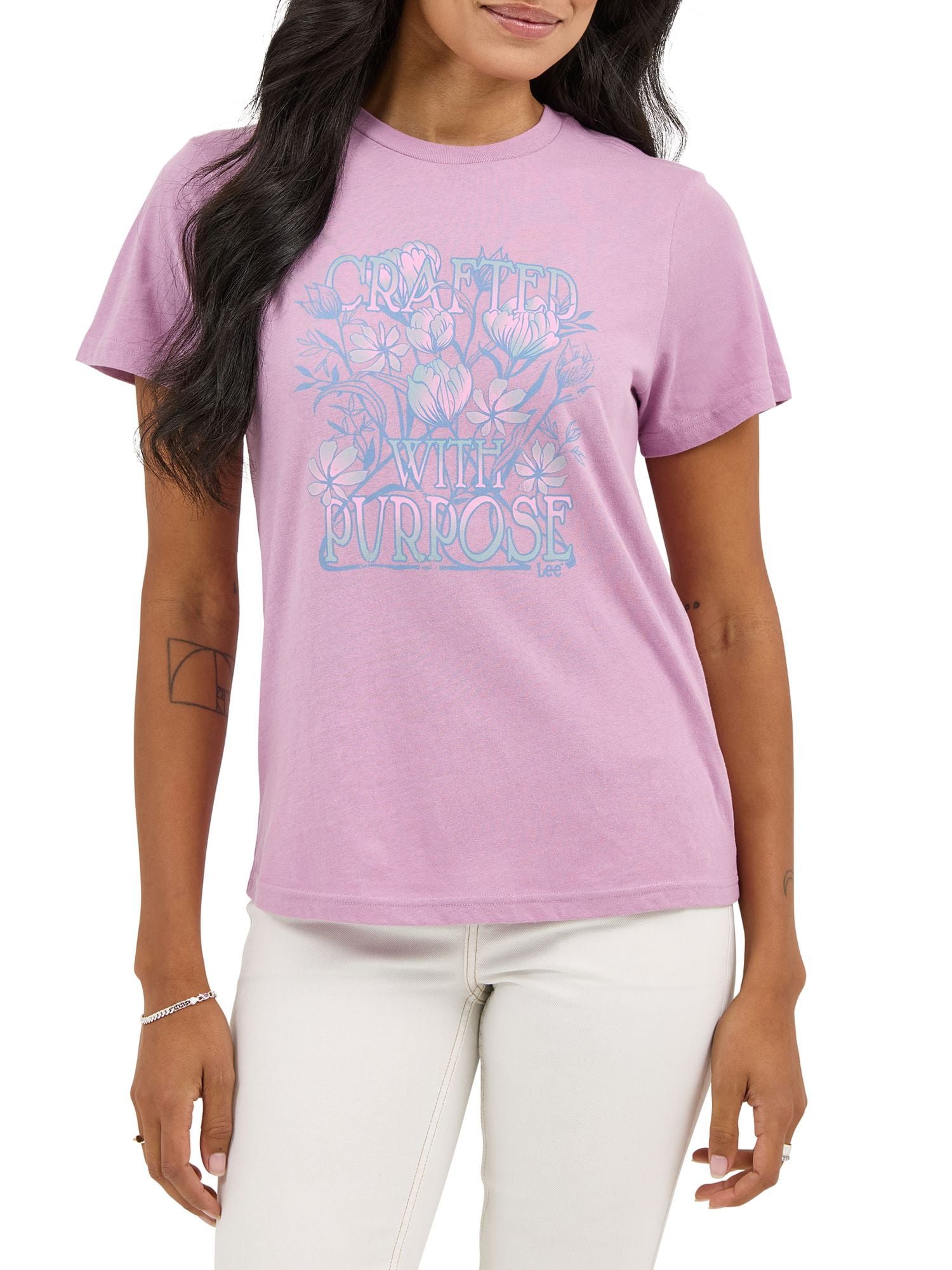 Lee® Women's Regular Fit Short Sleeve Graphic Tee, Sizes S-3XL