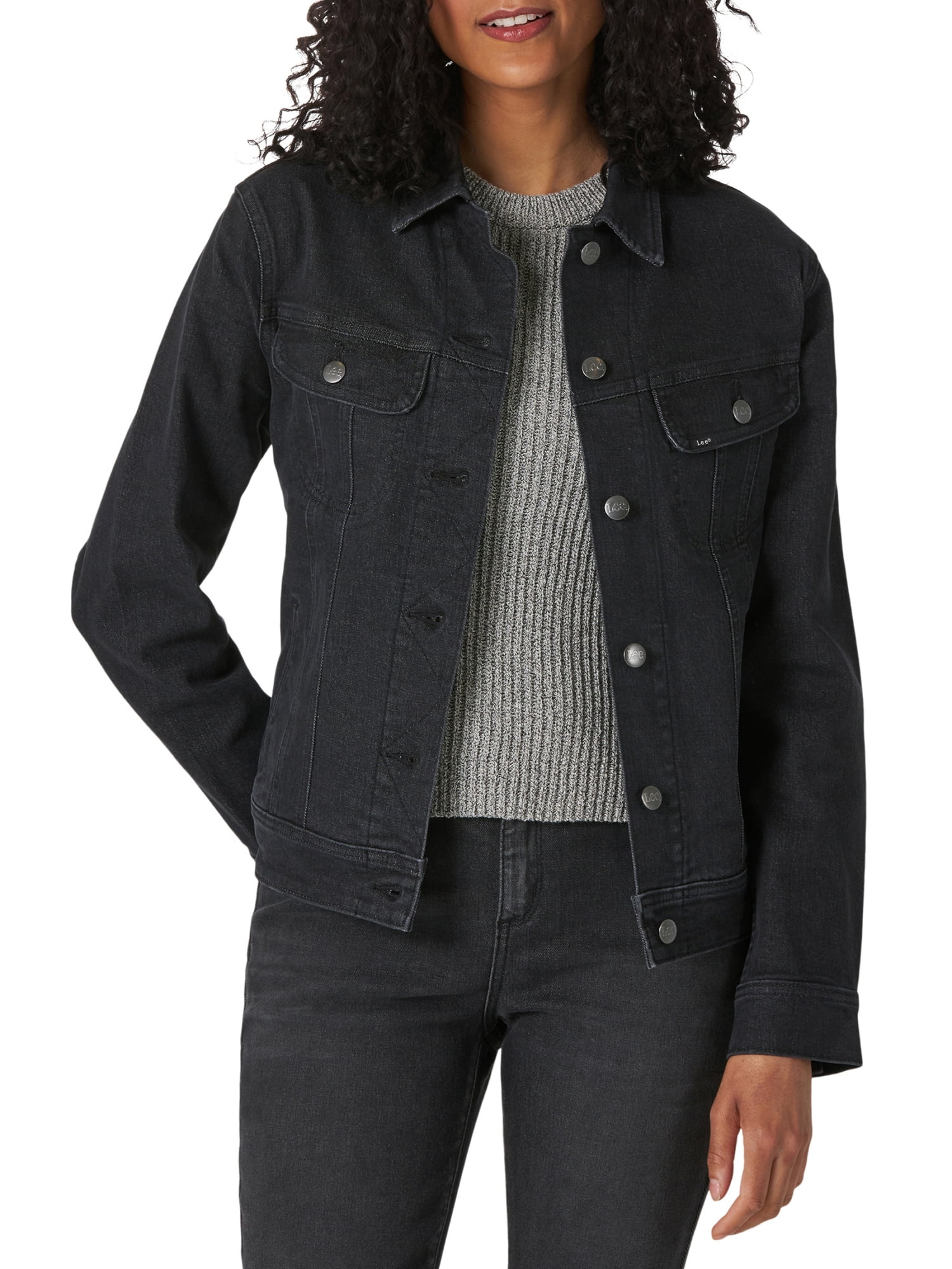 Lee Womens Regular Fit Stretch Denim Legendary Jacket 