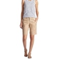 thumbnail image 1 of Lee Women's Relaxed Fit Avey Knit Waist Cargo Bermuda Short Café 16, 1 of 4