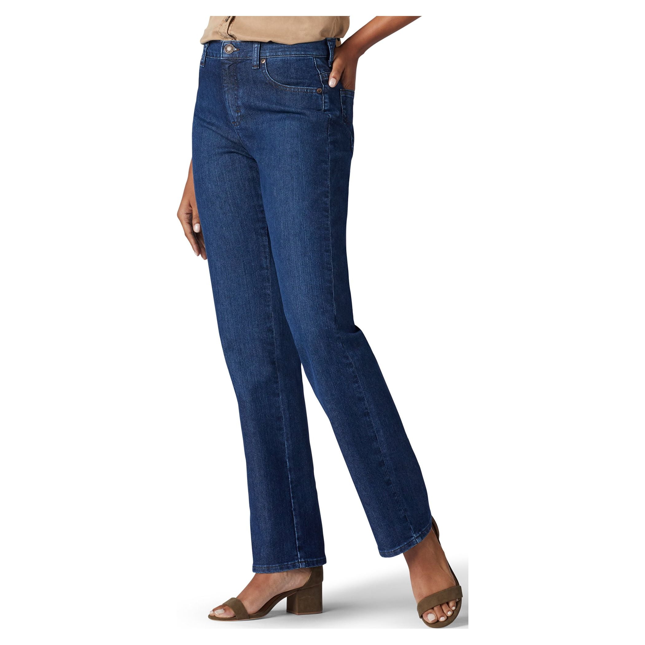 Lee, Jeans, Lee Womens Custom Fit Collection Comfort Waist Size 24w  Medium Stretch Jeans