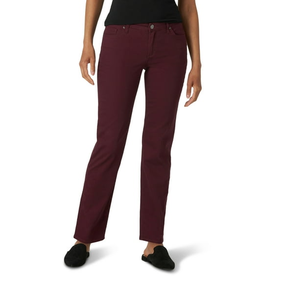 Lee Women's Relaxed Fit Straight Leg Jeans